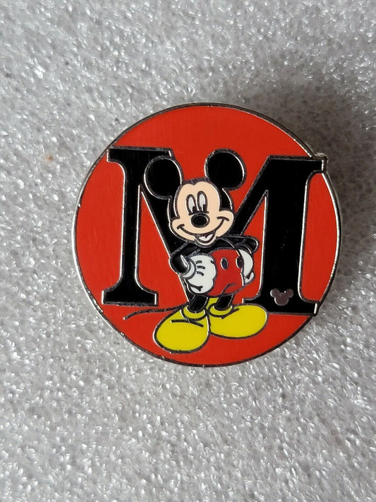 2008 WDW Hidden Mickey Series 3 Alphabet Mickey M Disney pin